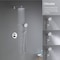 Kibi Circular Pressure Balanced 2-Function Shower System with Rough-In Valve, Chrome KSF403CH - alternate 2